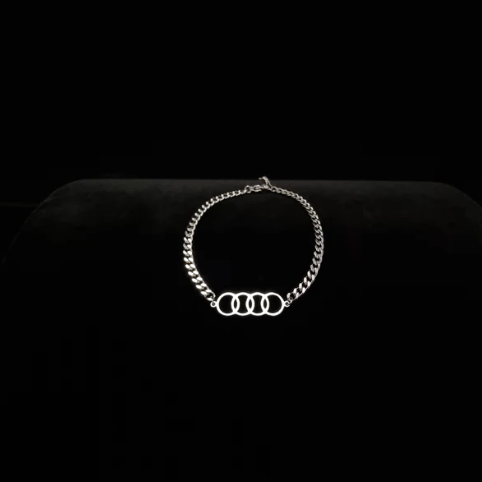 Audi logo bracelet