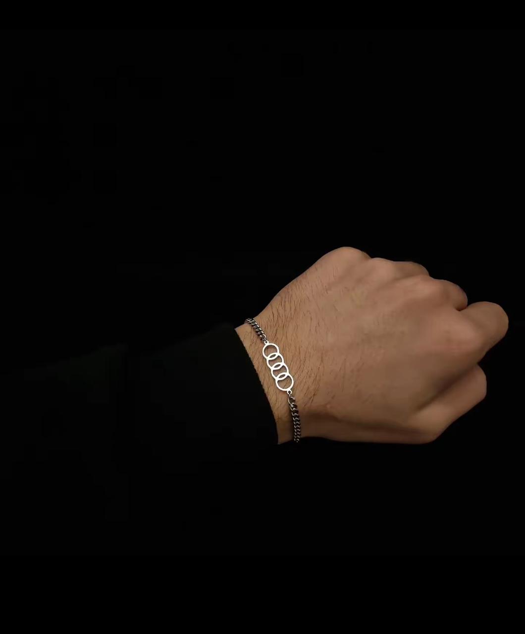 Audi logo bracelet